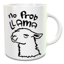 Láma mintás bögre - Lámás ajándék bögrék, csészék