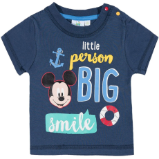 Lamaloli Big smile Mickey éjkék póló
