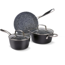 LAMART LT1283 GRANIT Edénykészlet 5 részes Fekete edény