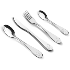 LAMART LT5013 GYERMEK EVŐESZKÖZ SZETT 4 DB KID (LT5013) tányér és evőeszköz