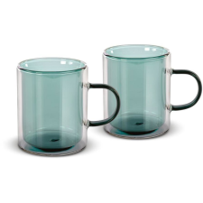 LAMART LT9122 termo pohár Vaso 2 darabos szett, tea 350 ml, zöld bögrék, csészék