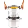 LAMART LTSS2417 tésztafőző edény 24 cm Rozsdamentes acél