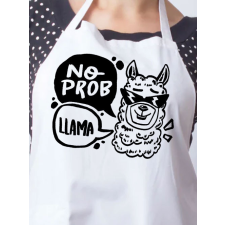  Lámás ajándékok - No probLlama kötény lakástextília