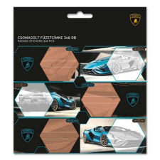 Lamborghini etikett - kék füzetcímke