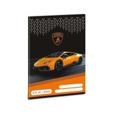 Lamborghini füzet - 2. osztályos vonalas 16-32 - fekete/narancssárga füzet