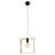 Lamkur 34935 LM-1.4.1 egyizzós függeszték, acél-fa, fehér