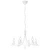 Lamkur LUCY 6xE14 Függesztett Mennyezeti Lámpa, Csillár, Fehér, Klasszikus, LM-6.153 Lamkur