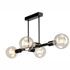 Lamkur Mennyezeti lámpa ASTRID 4xE27 Black Glamour LM-4.146 Lamkur világítás