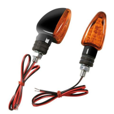 Lampa "Arrow" LED motorkerékpáros index pár, fekete (0190091) (LA0190091) autóalkatrész