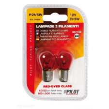 Lampa BAY15D (P21/5W) izzó, piros színű, pár (0158059) (LA0158059) autóalkatrész