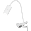  Lámpa Strend Pro, asztali, csíptethető, alumínium, fehér, USB, 41 cm