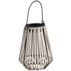  Lámpa Strend Pro Garden, napelemes, LED, függő, rattan, 12x12x24 cm