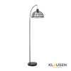  Lámpás Just KL107011, kapcsolóval, 1xE27, antracit fekete, IP20, Klausen