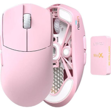 LAMZU Maya X 8K Vezetékes / Wireless Gaming Egér - Rózsaszín (MAYA-X-8K-PINK) egér