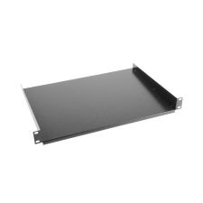 Lanberg 19" 1U 450/600/800mm rack polc fekete (AK-1008-B) egyéb hálózati eszköz