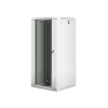 Lanberg 19'' 27U 600x600mm szürke (üvegajtó) fali rack szekrény