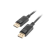 Lanberg 1,8m DisplayPort 4K apa - apa fekete kábel (CA-DPDP-10CC-0018-BK)