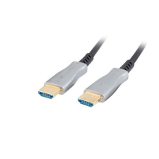 Lanberg 20m aktív optikai HDMI apa-apa fekete AOC kábel kábel és adapter