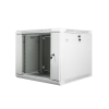 Lanberg 9U 19" fali rack szekrény 600x600mm szürke (WF01-6609-10S)