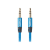 Lanberg CA-MJMJ-10CU-0020-BL Lanberg Premium Cable Audio Mini jack 3,5mm 3pin, 2m Blue