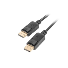 Lanberg cable Display Port M/M 1.8m 4K black kábel és adapter