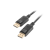 Lanberg DisplayPort kábel 1.8m fekete (CA-DPDP-10CC-0018-BK) (lanb-DPDP-10CC-0018)