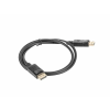 Lanberg DisplayPort kábel Lanberg CA-DPDP-10CC-0010-BK