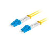 Lanberg FO-LULU-SD11-0020-YE duplex optikai patch kábel 4xLC/UPC csatlakozóval, duplex 9/125 LSZH, 2m (FO-LULU-SD11-0020-YE)