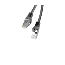 Lanberg FTP CAT6 Patch kábel 10m Fekete kábel és adapter