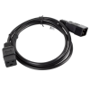 Lanberg hálózati kábel hosszabbító IEC 320 C19 --> C20 1.8m (CA-C19E-10CC-0018-BK) (CA-C19E-10CC-0018-BK)