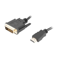 Lanberg HDMI - DVI 24 +1 1.8m kábel (CA-HDDV-20CU-0018-BK) kábel és adapter