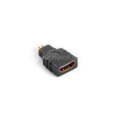Lanberg HDMI(F)-&gt;HDMI MICRO(M) ADAPTER FEKETE (AD-0015-BK) kábel és adapter