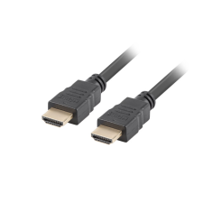 Lanberg HDMI v1.4 kábel (apa - apa) 1.8m - Fekete kábel és adapter