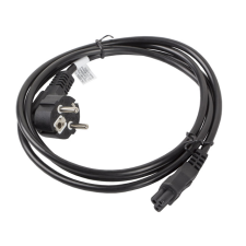 Lanberg Laptop tápkábel 1.8m - Fekete (CA-C5CA-11CC-0018-BK) kábel és adapter