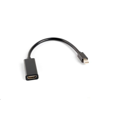 Lanberg mini DisplayPort --> HDMI kábel 20cm (AD-0005-BK) (AD-0005-BK) kábel és adapter