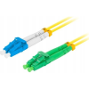 Lanberg Optikai patch SM LC/APC-LC/UPC duplex 0.5m LSZH G657A1 3.0mm sárga (FO-LALU-SD11-0005-YE)