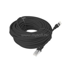 Lanberg patch kábel Cat6 UTP 15 m (fekete) (PCU6-10CC-1500-BK) kábel és adapter