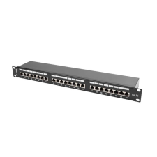 Lanberg - Patch Panel 24 port 1U, cat. 5e, shielded - PPS5-1024-B egyéb hálózati eszköz