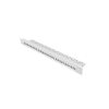 Lanberg patch panel keystone 24 port 1U 19" 80mm szürke (PPKS-1024-S)