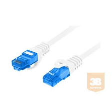 Lanberg patchcord cat.6A FTP LSZH CCA 3m white kábel és adapter
