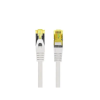 Lanberg PCF6A-10CU-0025-S 0,25m Cat6A S/FTP AWG27 LSZH árnyékolt szürke patch kábel