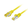 Lanberg PCF6A-10CU-0025-Y Sárga 0,25 M Cat6a S/FTP (S-STP)