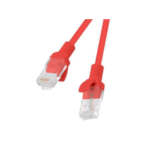 Lanberg PCU5-10CC-0100-R hálózati kábel Vörös 1 M Cat5e U/UTP (UTP) kábel és adapter
