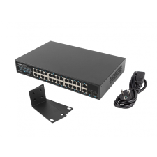 Lanberg RSGE-24P-2GE-2S-25 Gigabit POE Switch hub és switch