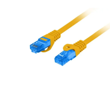 Lanberg S/FTP CAT6a Patch kábel 2m Narancssárga kábel és adapter