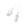 Lanberg U/UTP Cat5e RJ45 Patch Kábel 0.5m 10db - Fehér (PCU5-20CC-0050-W)
