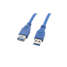 Lanberg USB 3.0 Hosszabbító Kábel 3m - Kék kábel és adapter