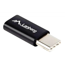Lanberg USB-C apa - MicroUSB-B anya 2.0 Adapter kábel és adapter