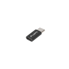 LANBERG USB-C(M) 2.0->USB MICRO(F) ADAPTER FEKETE kábel és adapter