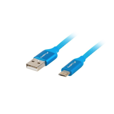 Lanberg USB Micro USB Átalakító Kék 1m CA-USBM-20CU-0010-BL kábel és adapter